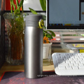 titanium vacuum water bottle with lid